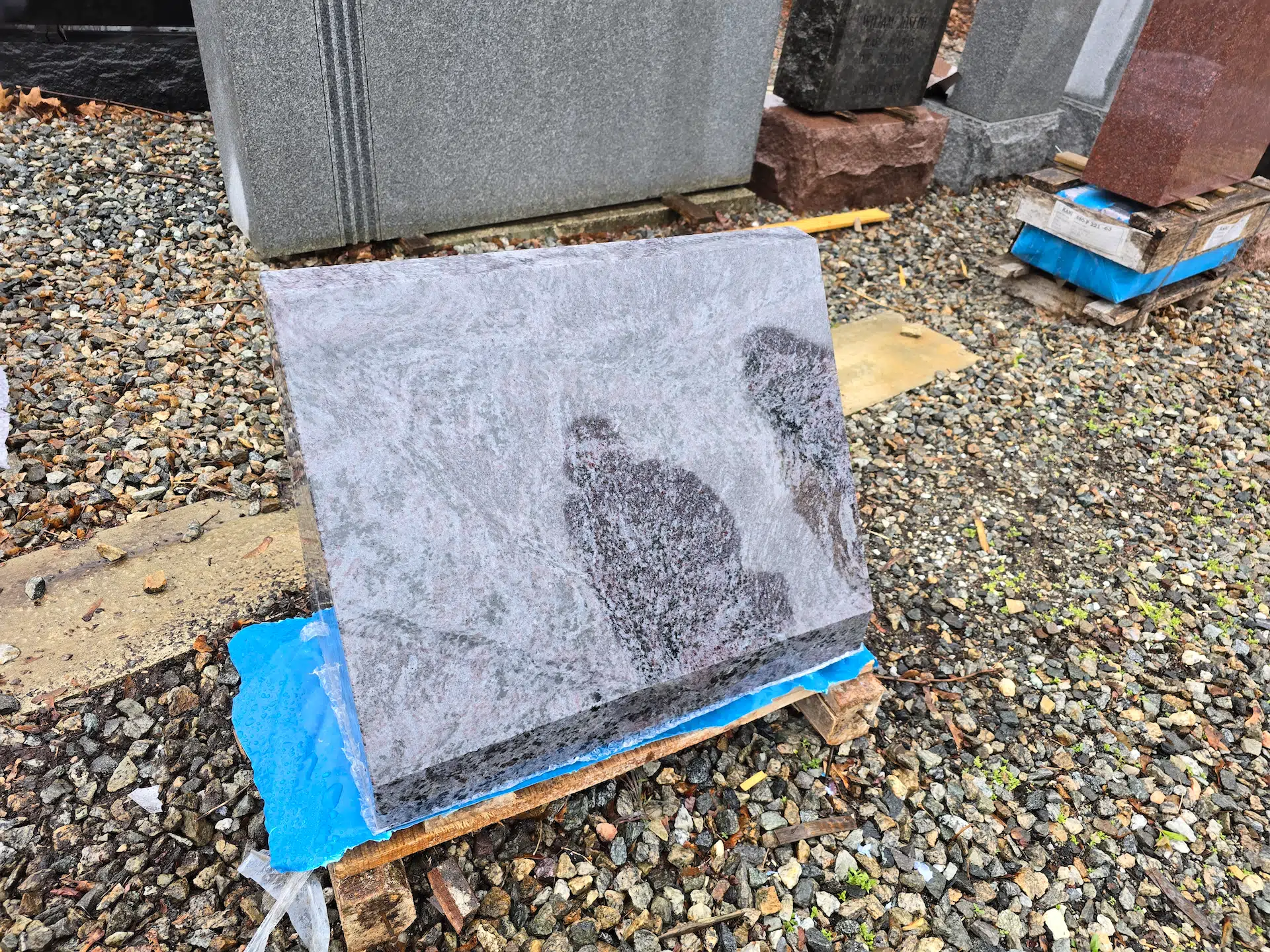 granite Cross Headstone hand-carved by Cross Memorials in NJ — image 2