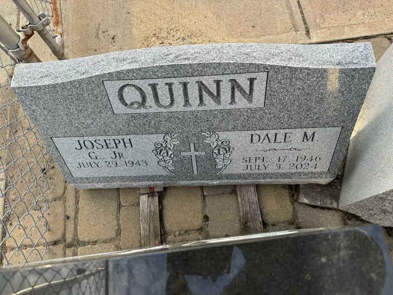 granite Cross Headstone hand-carved by Cross Memorials in NJ — image 8